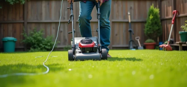 Astuces pratiques pour bien tondre votre pelouse avec un câble électrique pour tondeuse à gazon