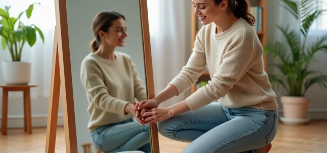 Astuces ingénieuses pour faire tenir un miroir au sol sans percer ni coller